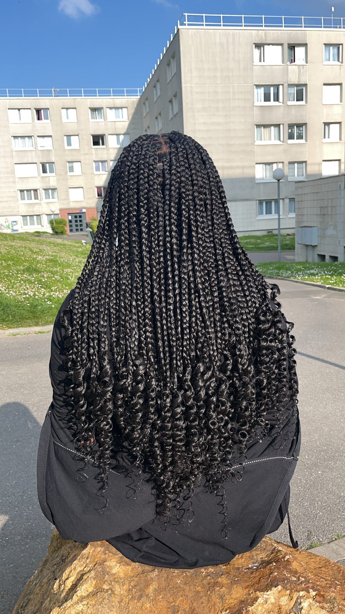 Braids bohème avec curls